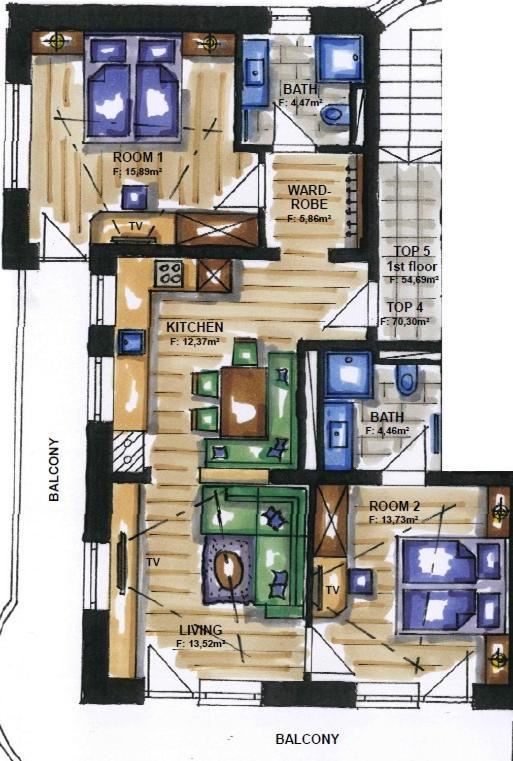 Apartament A Casa Aquamarin Sölden Zewnętrze zdjęcie